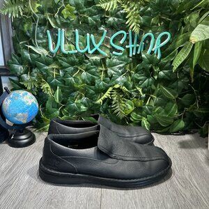 Dr Martens Black Norfolk Slip on Round Toe Textured Leather Loafers Size US M 13